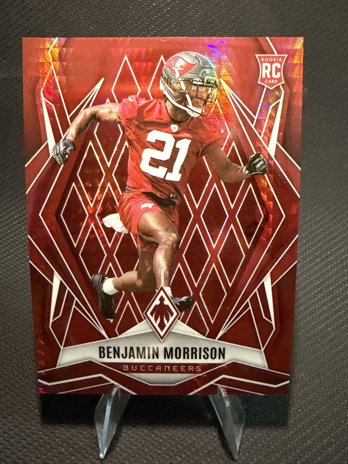 2025 Panini Phoenix - Rookies Benjamin Morrison #247 Red Winter /399 (RC)