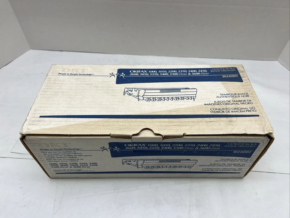 KIT DE BATERÍA ORIGINAL OKI DATA 56116901 IMAGEN NEGRA OKIFAX 1000 1050 2200 2350 AT-27 Foto 2 de 4