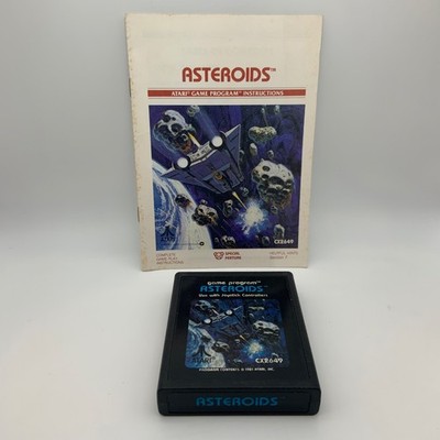 Vintage 1979 Atari Asteroids Game Program with Original Manual