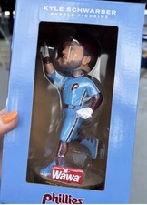 2026 KYLE SCHWARBER POWDER BLUE RETRO BOBBLE-HEAD SGA PHILLIES BOBBLE + Bonus