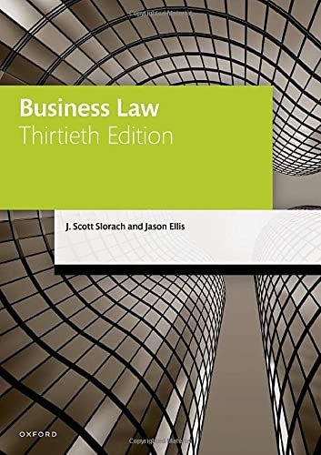 Business Law (Legal Practice Course Manuals) - Slorach, Scott