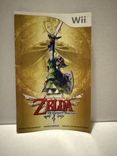 Legend of Zelda Skyward Sword - Nintendo Wii Instruction Booklet - Manual Only