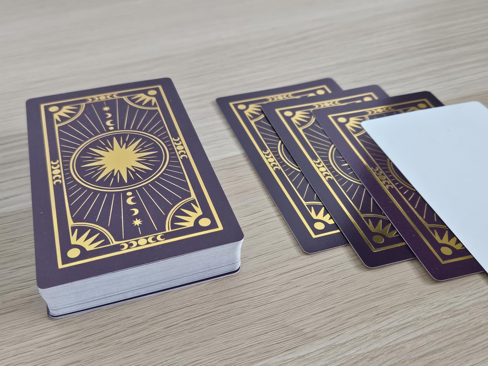 Create Your Own Oracle Cards - DIY Blank Tarot Cards - Deck of 80 Blank Oracl...