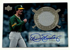 2005 UPPER DECK AUTO DENNIS ECKERSLEY SIGNED GAME USED JERSEY PATCH /10