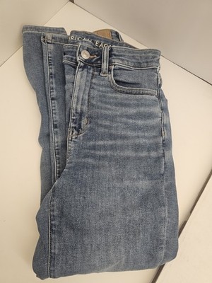 American Eagle Women s Jeans Size 2 X-Short   Next Level Stretch Blue Wash