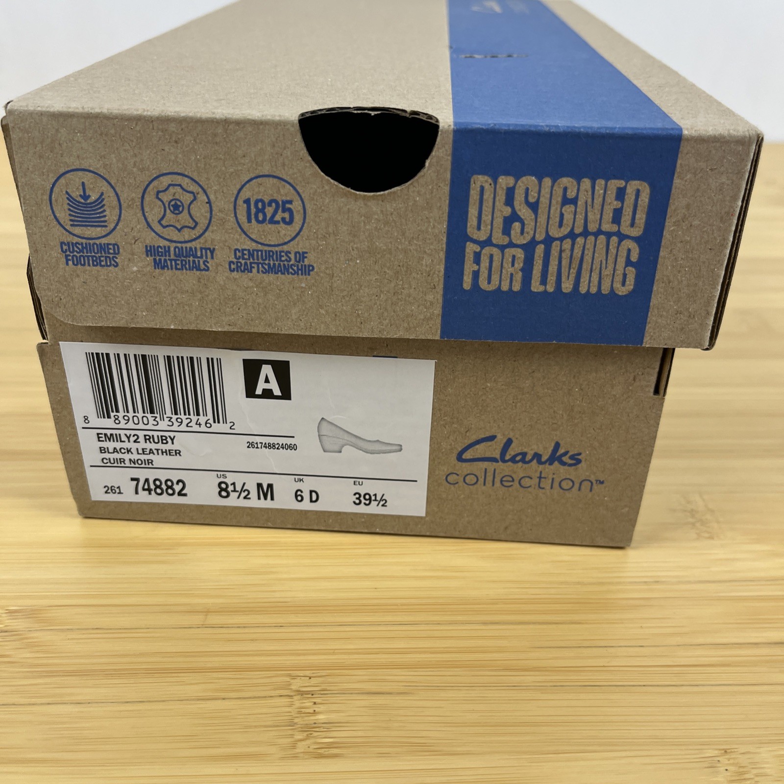 Clarks Black's Emily 2 Ruby Pump, Black Leather, … - image 11