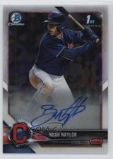2018 Bowman Draft Chrome Draft Pick Auto Bo Naylor Noah Naylor #CDA-NN Auto p8v