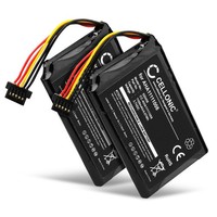 2X Akku FüR Tomtom Go 6000 (1100Mah) Ersatzakku