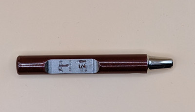 Weaver Leather Oval Drive Punch Size 1/4'' (No.7) [Made in USA]