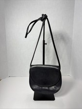 Coach VINTAGE CASEY CROSSBODY BAG No. 0717 308 Black Leather MADE IN USA GC!