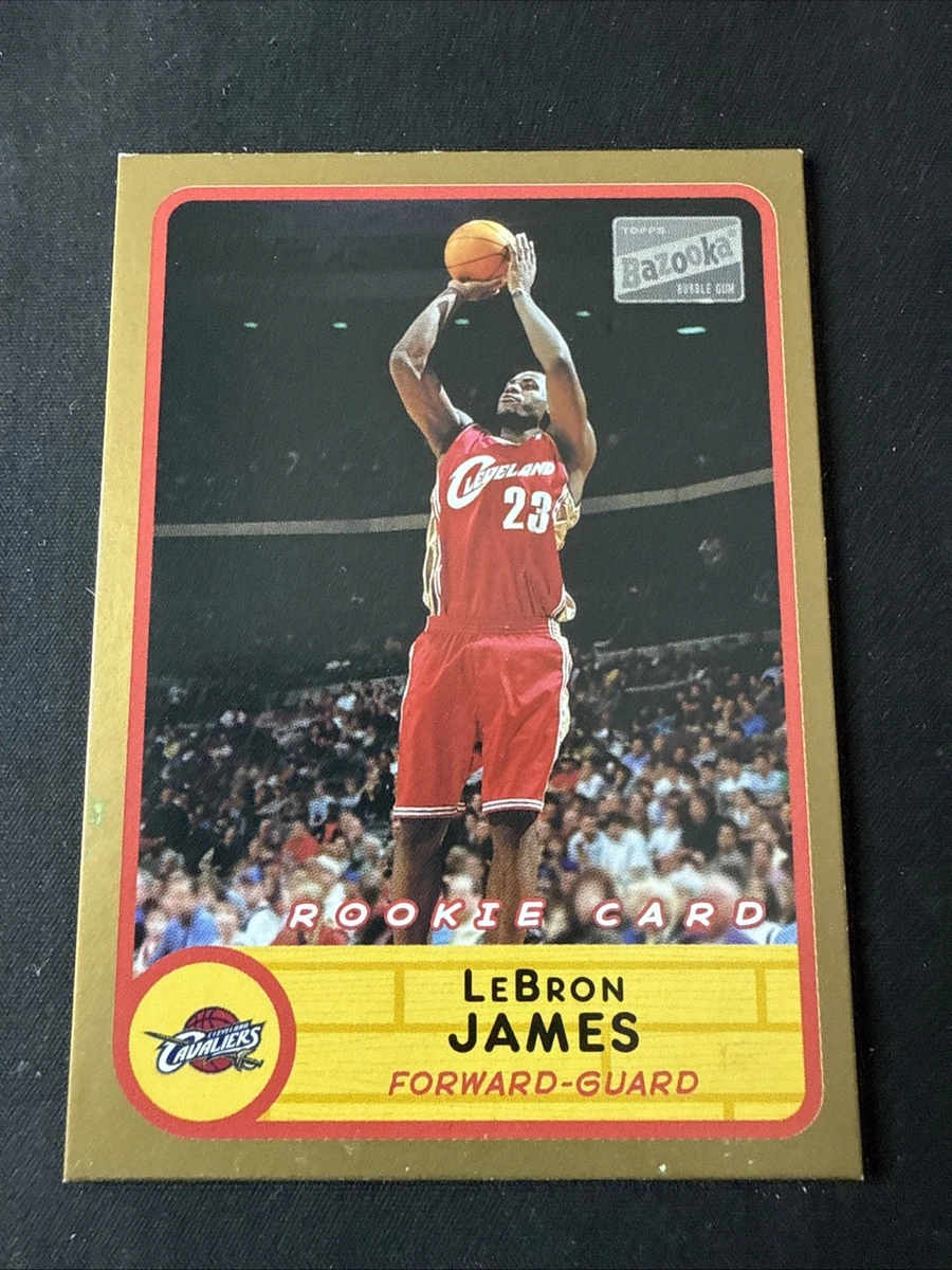 Bazooka LeBron James Basketball Sports Trading Card Singles for