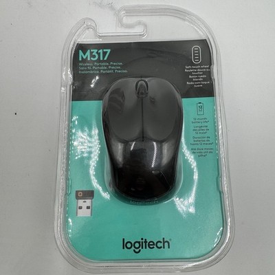 Logitech Wireless Optical Mouse with Nano Receiver M317 - Black SEE DETAILS