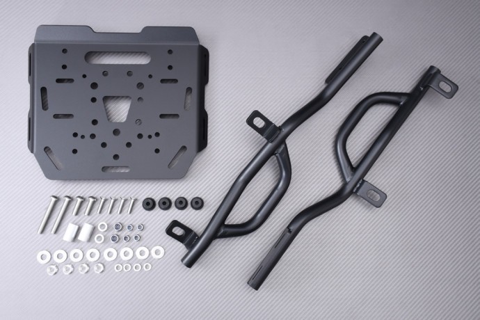 Support top case en acier Triumph 1200X pour voyager chargé en Scrambler