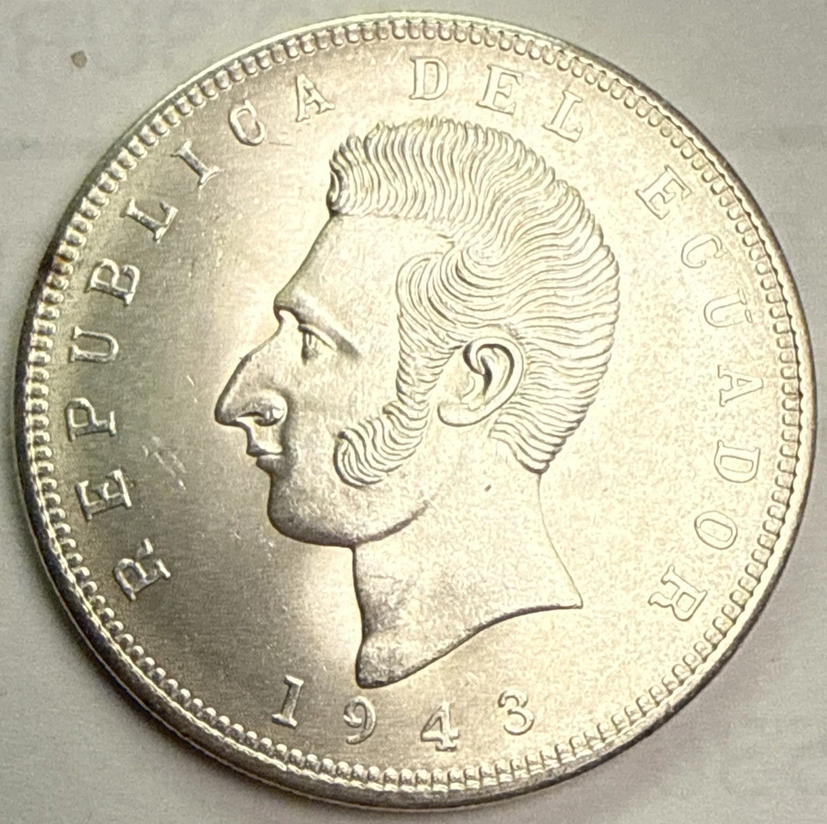 Silver Ecuadorian Coins for sale | eBay