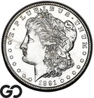 1891-S Morgan Silver Dollar Coin, Very Proof-Like Look, Better Date