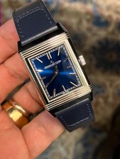 Jaeger LeCoultre reverso steel new model blue dial
