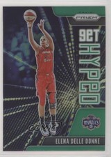 2021 Panini Prizm WNBA Get Hyped Green Prizm Elena Delle Donne #13 0jr1