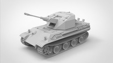3D Printing Germany 1/72/87 Flakpanzer V Coelian Uncoated kit