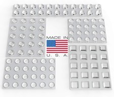 Clear Adhesive Bumper Pads 106-PC Combo Pack (Round, Spherical, Square)