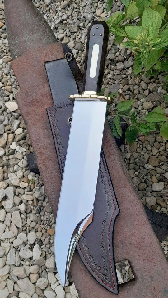 Cuchillo de caza Midnight Ranger vintage mango ataúd combate trinchera cuchillo réplica Foto 2 de 3