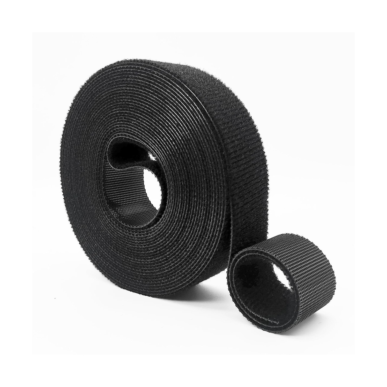 Matenf Double-Sided Hook and Loop Straps, Self-Gripping, 1 Inch Wide, Cut to ...