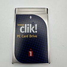 Vintage Iomega Clik C40-T2 40mb PC Card Drive 12022 - drive only