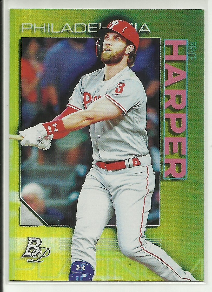 2020 Bowman Platinum CHARTREUSE parallels YOU PICK