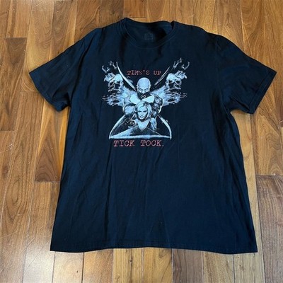 WWE ''Time's Up Tick Tock'' Men's XL Black Graphic T-Shirt