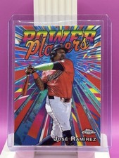 2025 Topps Chrome JOSE RAMIREZ Power Players Insert #PP-14 Cleveland Guardians