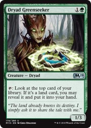 Dryad Greenseeker 178 Core Set 2019 M19 Uncommon