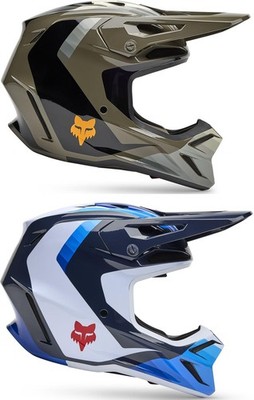 Fox Racing V3 Fade Helmet - Motocross MX ATV Dirt Bike UTV Motorcycle Off-Road