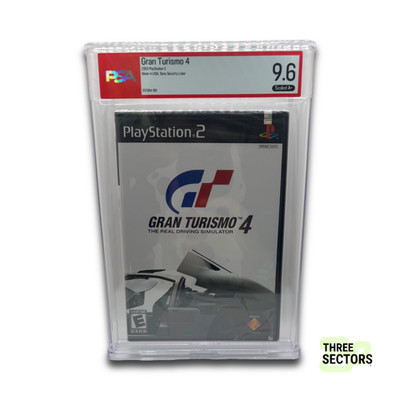 Gran Turismo 4 PS4 Graded Sealed PSA/WATA 9.6