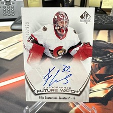 2021-22 SP Authentic - Autographed Future Watch Filip Gustavsson 713/999 (AU,