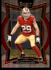 Talanoa Hufanga 2024 Panini Select #46 49ers NFL READ FREE SHIPPING AutographDen