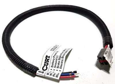 Curt I-2031  51310 Brake Control Controller Harness with Pigtails 612314020317
