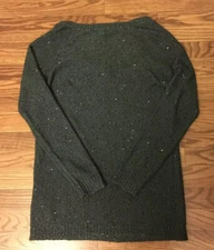 Splendid Sz Large Purple Gray Sequin Women’s Long Sleeve Sweater