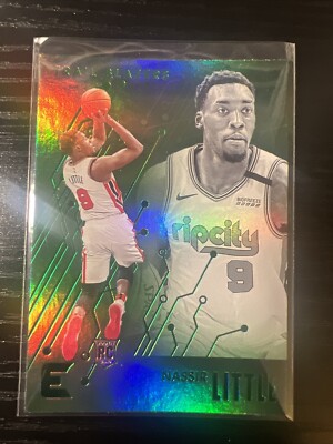2019 Panini Chronicles #222 Nassir Little RC Essentials Green Rookie