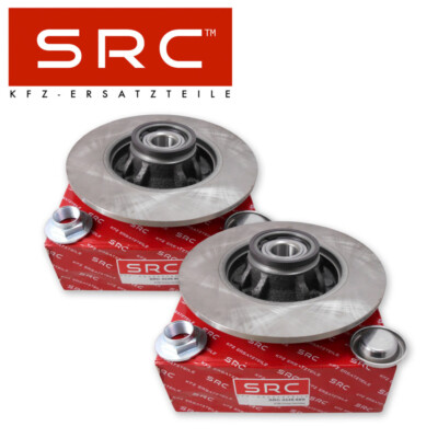 2x SRC BREMSSCHEIBEN HINTEN ABS RADLAGER CITROEN BERLINGO PEUGEOT PARTNER 308 SW