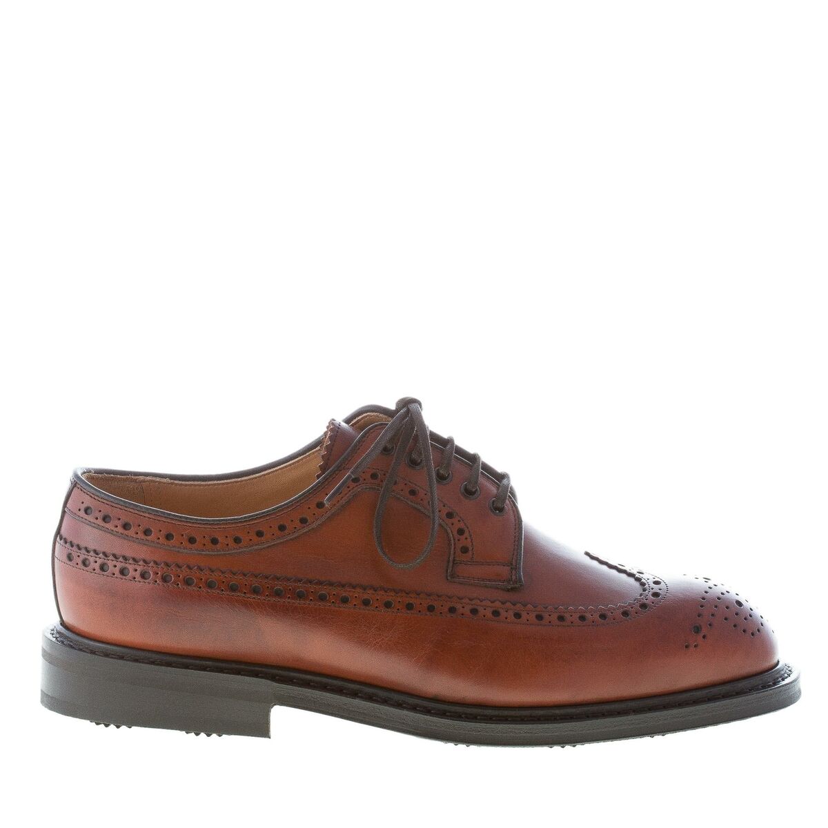 CHURCH'S men shoes SWING walnut brown Nevada leather derby CHURCH'S men shoes SWING walnut brown Nevada leather derby