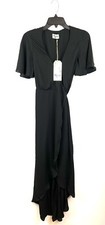 Show Me Your Mumu Women’s Black Short Sleeve Long Dress Size XS