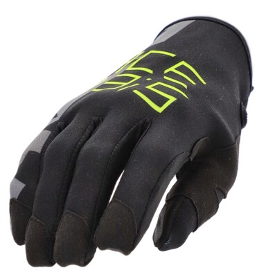 MOTORRADHANDSCHUHE CROSS ENDURO WINTER ACERBIS CE ZERO GRAD 3 SCHWARZ NEONGELB GR M