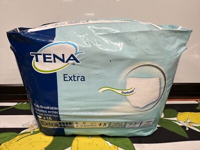 TENA Extra Adult Absorbent Pull On Underwear Small 25'' - 35'' Heavy Abs 16 Pack