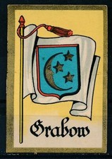 Figurina Cosmo sigarette 1932: stemma e bandiera: Grabow