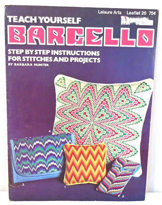 Teach Yourself Bargello Barbara Hunter 1973 7 Easy Stitches 1973 Leisure Arts 26