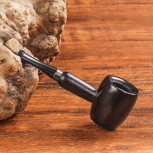 Classic Cherry Wood Pipe Handmade Solid Wood Wine Barrel Small Pipe Tobacco Pipe - Picture 3 of 5