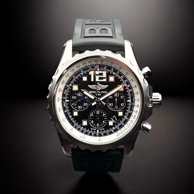 Breitling Chronospace Men's Black Watch - A23360