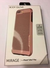 Body Glove Mirage Series,Case For Apple iPhone 8 /7 /6S /6 ,Rose Gold Charcoal