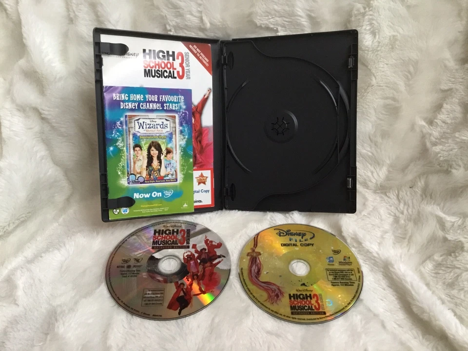 High School Musical 3: Extended Edition (DVD, 2009) - Disney - Tested Works CIB - Image 2 of 3