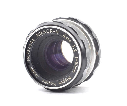 【Mint】Nikon Nikkor-H Auto 50mm f/2 Non-Ai for FA,FE,FE2,FM,FM2 From Japan #1461