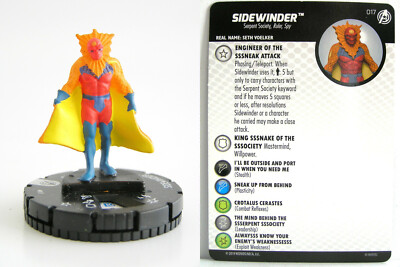 HeroClix - #017 Sidewinder - Captain America and the Avengers